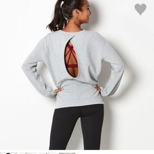 NWOT Victoria's secret keyhole back pullover XS